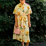 ALFRESCO DRESS - SUNFLOWER