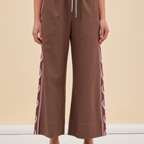COLUMN PANT - CHOCOLATE