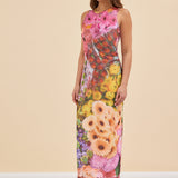 LILY MESH DRESS - FLOWER SHOP