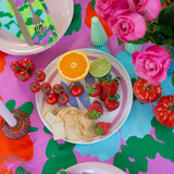 LINEN TABLECLOTH - ROSEBUD