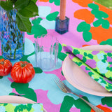 LINEN TABLECLOTH - ROSEBUD