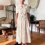 ALICE DRESS - DITSY STRAWBERRY