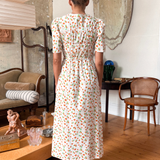 ALICE DRESS - DITSY STRAWBERRY