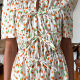 ALICE DRESS - DITSY STRAWBERRY