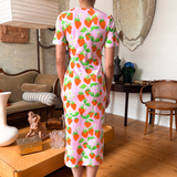 SUNNY DRESS - STRAWBERRY