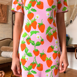 SUNNY DRESS - STRAWBERRY