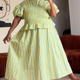 GIA SKIRT - SUNROOM STRIPE