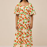 PETRINA DRESS - STRAWBERRY