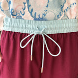 COLUMN PANT - PLUM