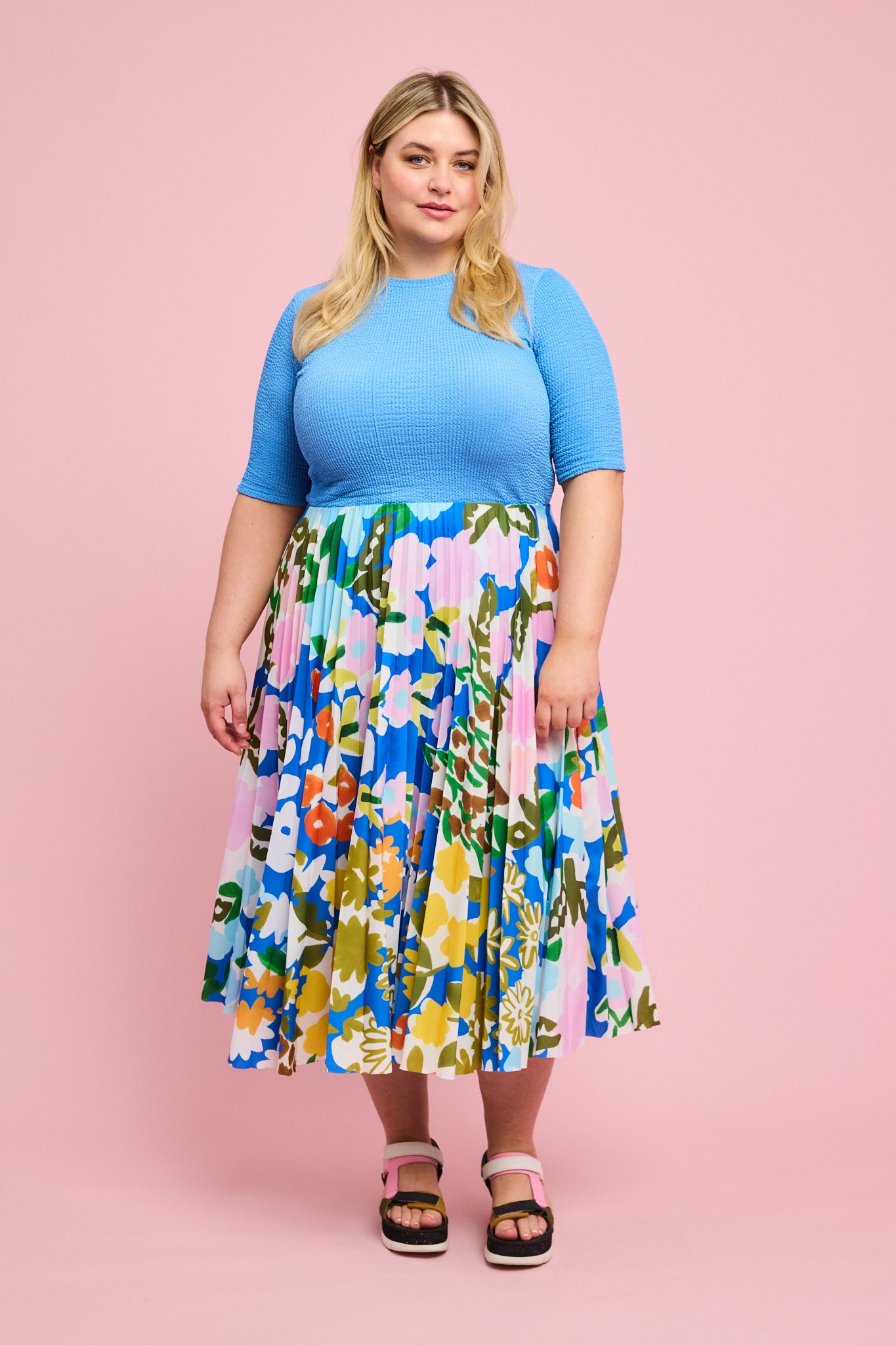 Plus size high 2025 waisted skirt 60