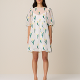 ROSSO REVERSIBLE DRESS - TULIP JACQUARD
