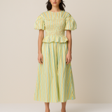 FABLE BLOUSE - SUNROOM STRIPE