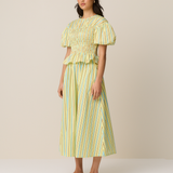 GIA SKIRT - SUNROOM STRIPE