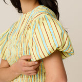 FABLE BLOUSE - SUNROOM STRIPE