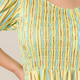TOKEN DRESS - SUNROOM STRIPE