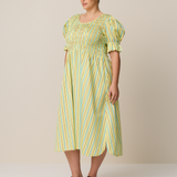 TOKEN DRESS - SUNROOM STRIPE