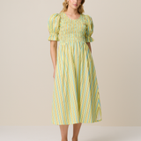 TOKEN DRESS - SUNROOM STRIPE