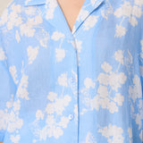 VALLETTA SHIRT - WALLPAPER CORNFLOWER