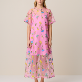 HEIRLOOM SILK ORGANZA DRESS - BLOSSOM EMBROIDERY (PRE SALE)