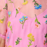 HEIRLOOM SILK ORGANZA DRESS - BLOSSOM EMBROIDERY (PRE SALE)