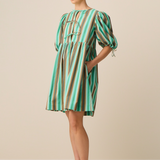 Rosso Reversible Dress - Airbrush Stripe