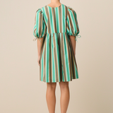 Rosso Reversible Dress - Airbrush Stripe