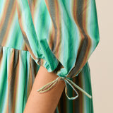 Rosso Reversible Dress - Airbrush Stripe