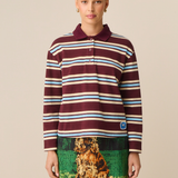 Rugby Shirt - Merlot Stripe