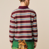 Rugby Shirt - Merlot Stripe