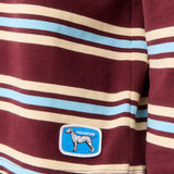 Rugby Shirt - Merlot Stripe