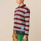 Rugby Shirt - Merlot Stripe