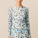 Clover Mesh Top - Dalmatian