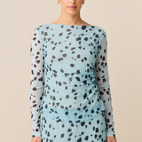 Clover Mesh Top - Dalmatian