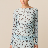 Clover Mesh Top - Dalmatian