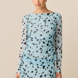 Clover Mesh Top - Dalmatian