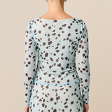 Clover Mesh Top - Dalmatian