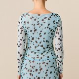 Clover Mesh Top - Dalmatian