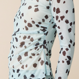 Clover Mesh Top - Dalmatian