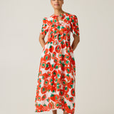 Alice Dress - Tomato