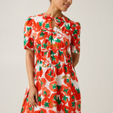 Alice Dress - Tomato