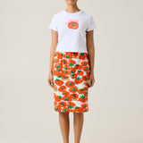 Truss Skirt - Tomato