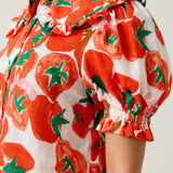 Cherry Blouse - Tomato