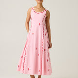 Trinket Dress - Tulip Embroidery