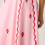 Trinket Dress - Tulip Embroidery