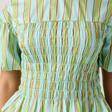 Fable Blouse - Garden Stripe