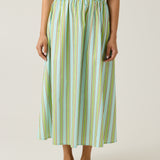 Gia Skirt - Garden Stripe