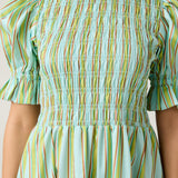 Token Dress - Garden Stripe