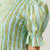 Token Dress - Garden Stripe