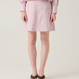 Margo Mini Skirt - Petal Stripe