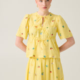 Alice Top - Ditsy Characters Embroidery